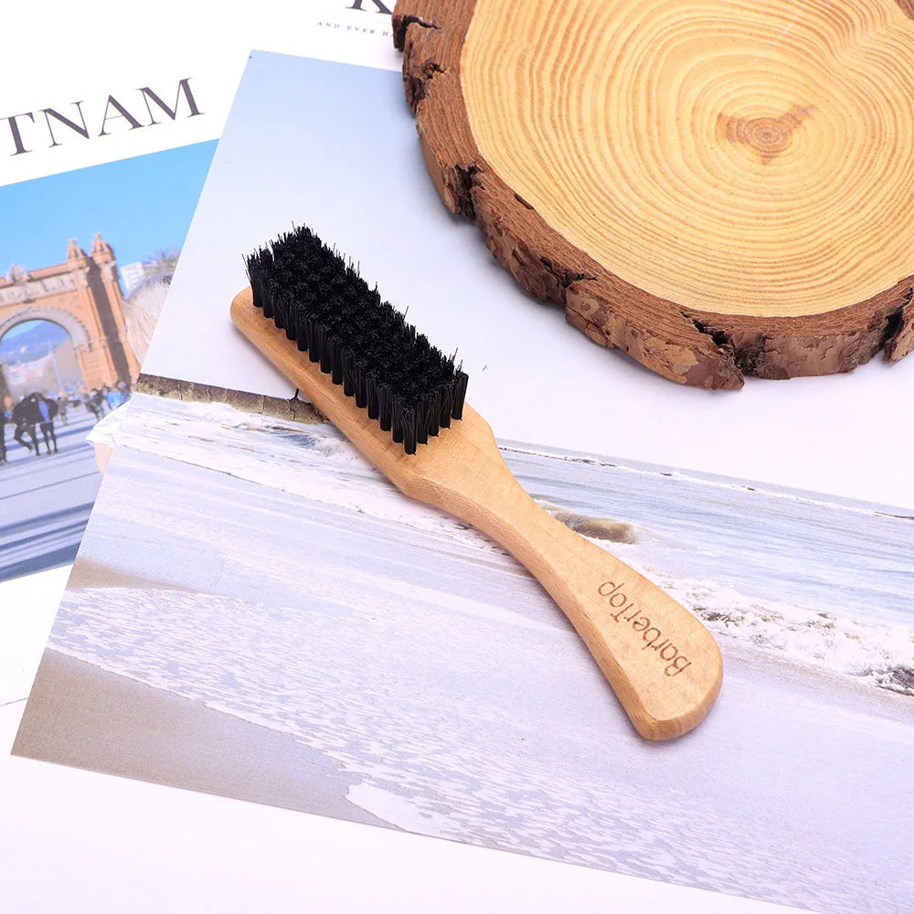 Brosse en bois Cou doux Visage Brosse à cheveux