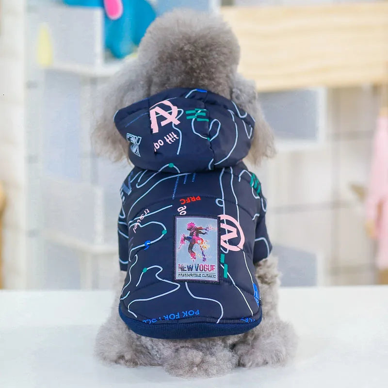 Pet Dog Fashion Winter Coat Small Dog Warm Jacket Stylish Comfortable Insulation Clothing Chihuahua Teddy Poodle Pet Clothing