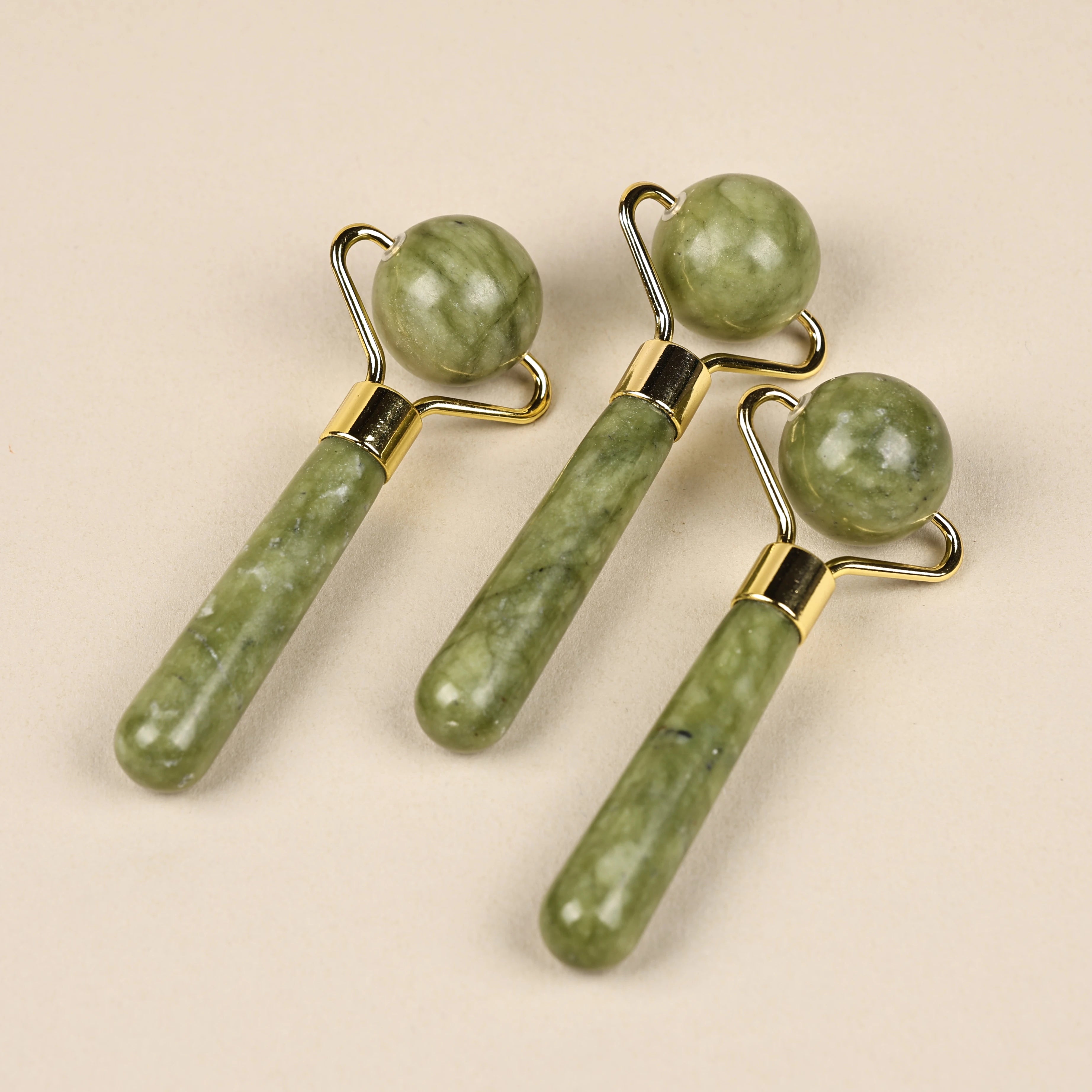 1PC Natural Jade Face Roller Massager Face Neck Body Eye Massage Anti Aging Wrinkles Beauty Slimming Therapy SPA Skincare Tool