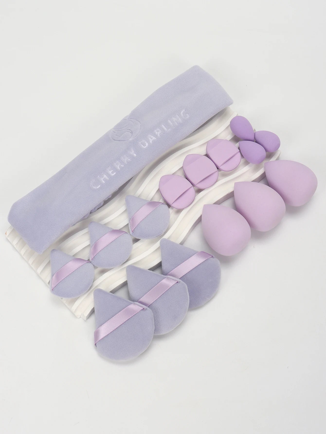 Casual Hairband 16-Piece Set, Face Wash, Facial Cleansing, Makeup Removal, Travel, Suitable for All Skin Types