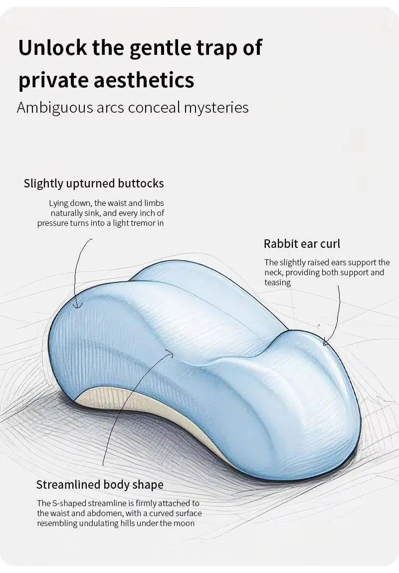 Memory Foam Assists Pillow The Bed Sleeping Pillow Artifact Multifunctional Prone Position Lie Pillow Sleeping Pillow Cushion