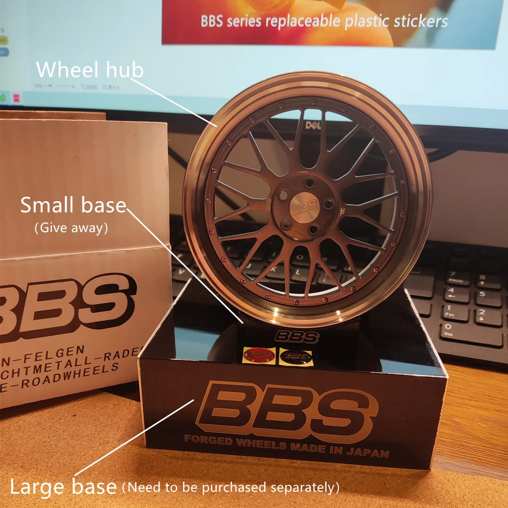 1/5 Car Model Metal Forged Assemble Refitting Wheel Hub  Creative Desktop Display  Personalized  Modification Toys Gift