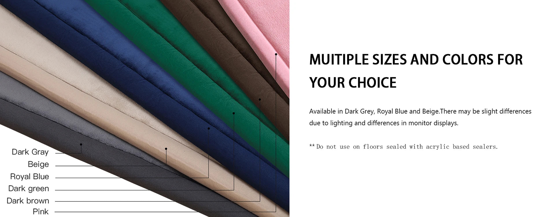 Huloosleep 4 Colors Baby Crawling Play Mats Non-Slip Thick Soft Foam Baby Activity Gym Carpet Baby Game Children's Safety Rug