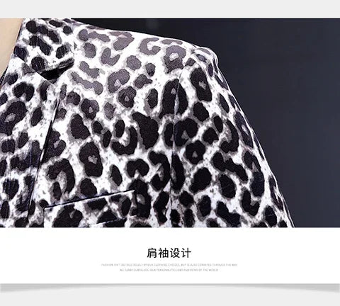 Blazer pour  hommes imprimer Léopard