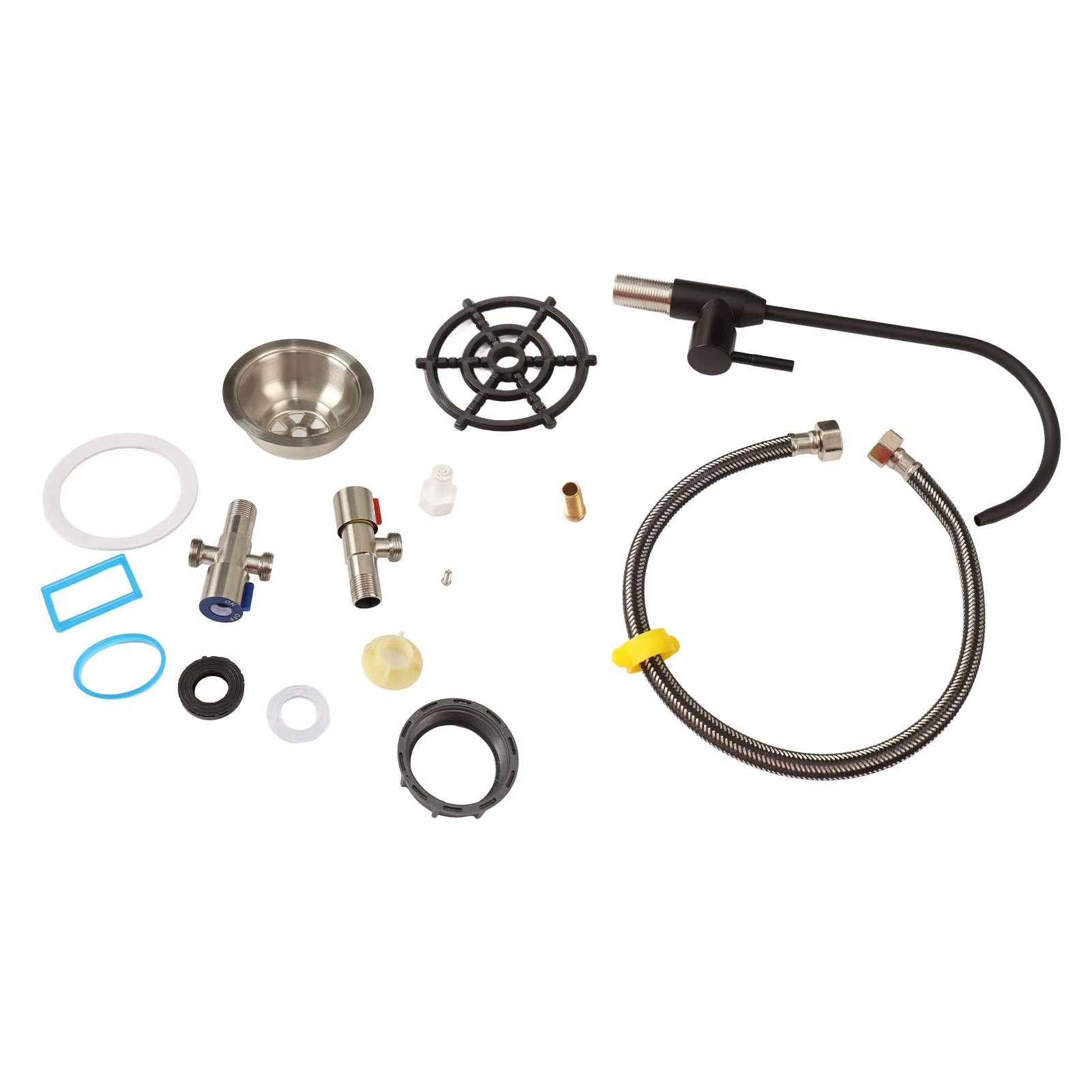 Kitchen Sink Digital Display Workstation Under Counter Kitchen Sink Basin 68x45cm Thickened Stainless Steel Kitchen Sink