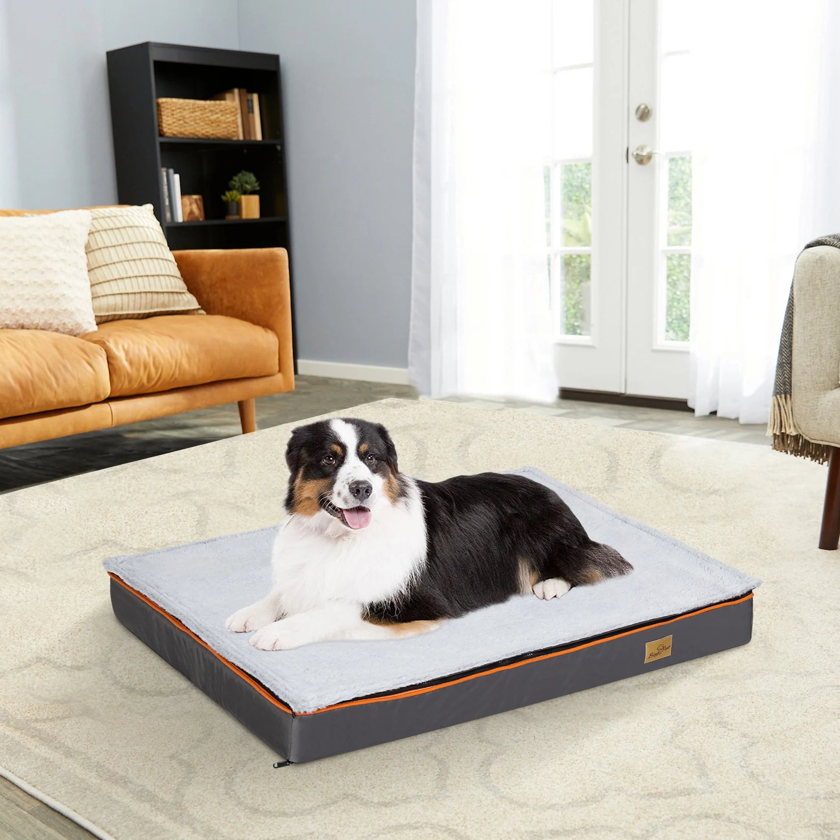 Dog Pet Bed Large Padded Orthopedic Dog Bed Foam Cushion Pets Pillow Bed with Washable Cover