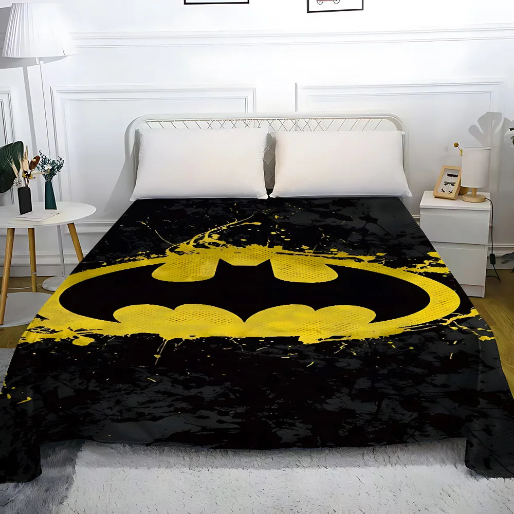 Bedding Adult Children Bed Sheet (no pillowcase) Droop Full Encirclement Mattress Anime For B-Batmans Cover Seasons Universal