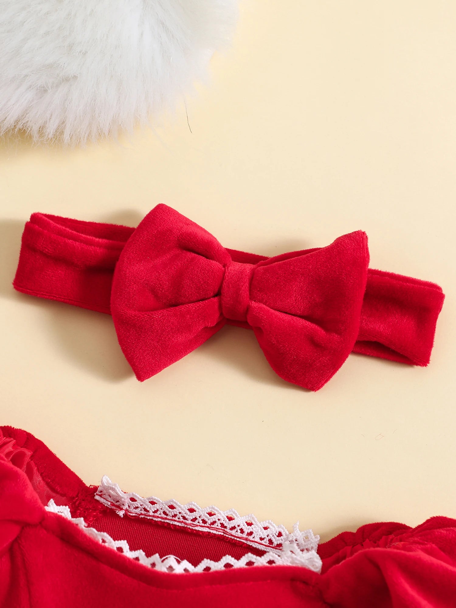 Baby Girls Rompers Dress Christmas Clothes Patchwork Sequins Stars Moon Skirt Hem Long Sleeve Toddler Bodysuits with Headband