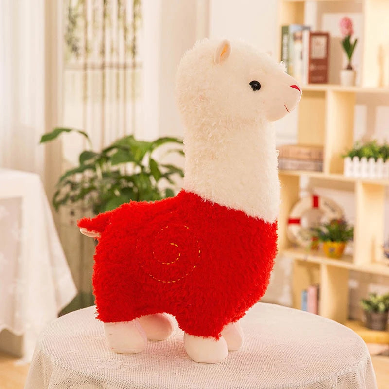 28CM Kawaii PlushAlpacasso Toys Fashion Animal Soft Stuffed Dolls Lovely Alpaca Pillows Birthday Xmas Gift for Child Girls