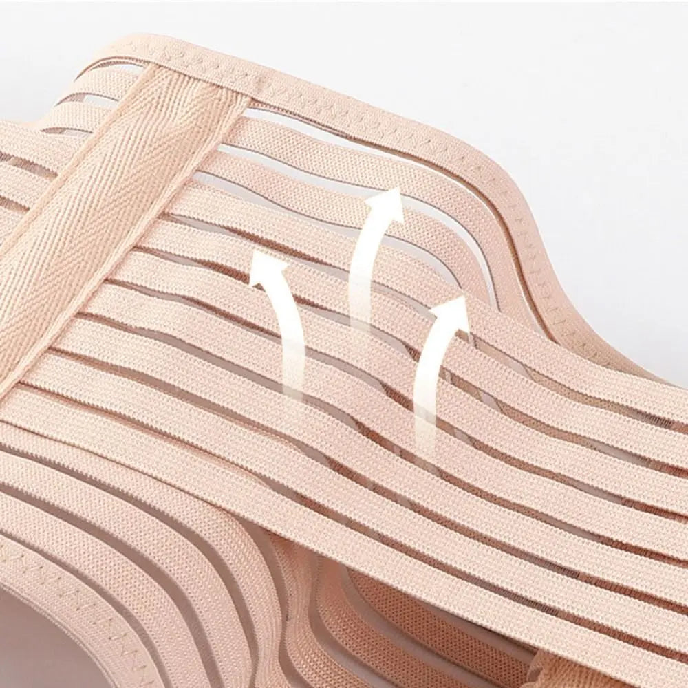 Memory Soft Rubber Bone Corset Postpartum Breathable High Fit Belly Band Adjustable Pregnant Tummy Belly Belt Wrap for Women