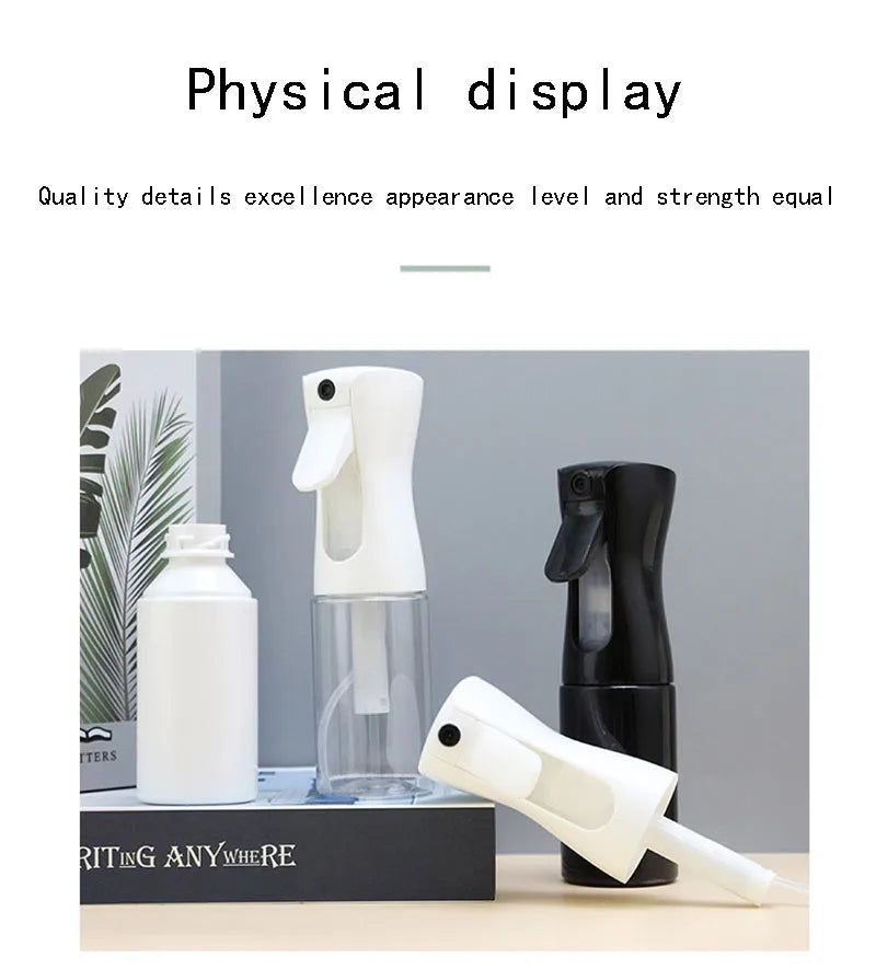 High Pressure Continuous Spray Bottle Hairdressing Hydrating Spray Bottle Press Mist Spray Bottle to Water Flowers