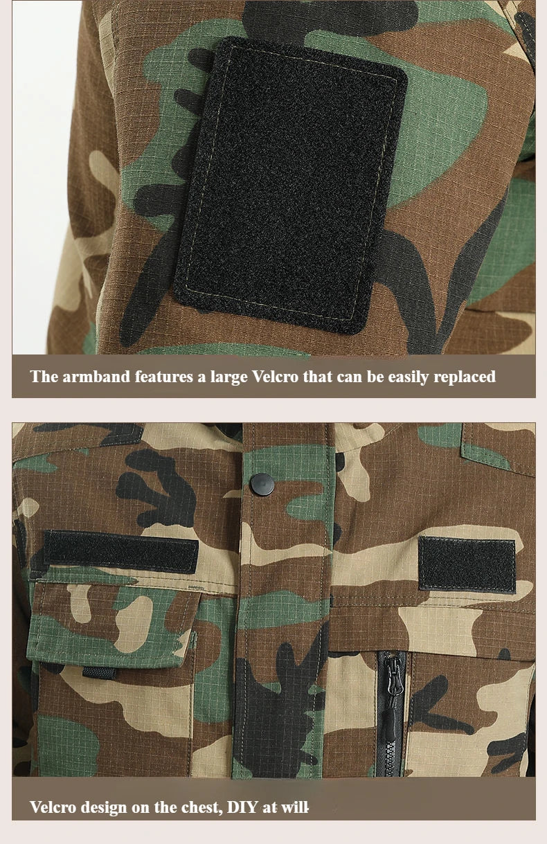 Ensemble de Travail Extérieur uniforme respirant  Camouflage Printemps