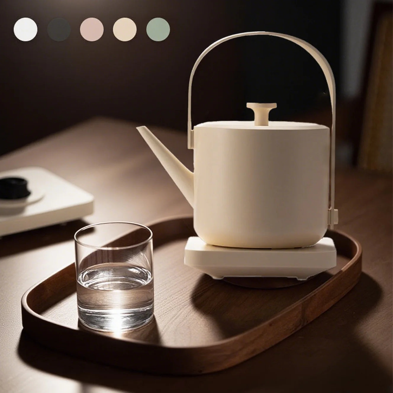 XiaoTi Electric Kettle Beautiful Retro Style 304 Stainless Steel Electric Tea Kettle For Home Office Hotel Fast Boiling 600ml