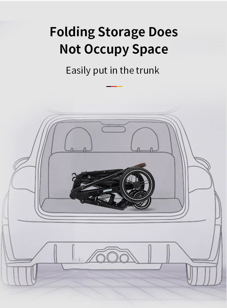 عربة أطفال 3 في 1، عربة أطفال بأربع عجلات، سيارة أطفال 2 في 1، عربات أطفال خفيفة الوزن، عربات أطفال متعددة الوظائف، عربة أطفال، بوشيت