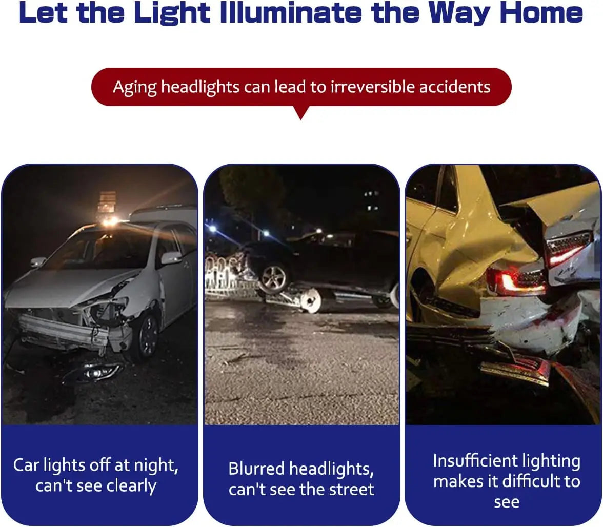 Car Headlamp Repair Tool Novelty Car Headlights Recovery 200Ml Liquid Polymer For Headlights Kit