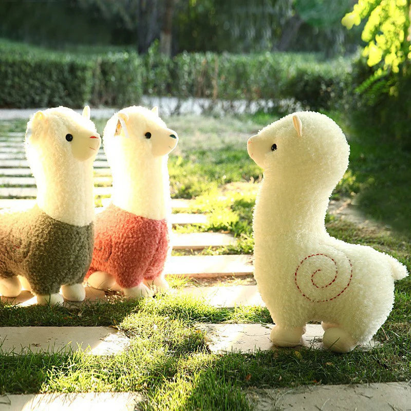 28CM Kawaii PlushAlpacasso Toys Fashion Animal Soft Stuffed Dolls Lovely Alpaca Pillows Birthday Xmas Gift for Child Girls