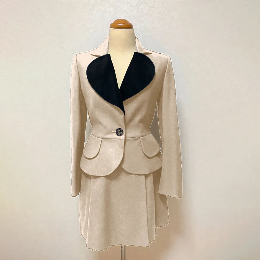 Costume 2 pièces personnalisé slim sweet