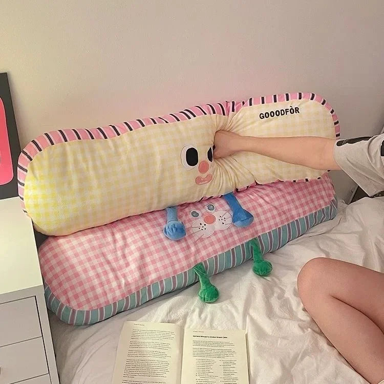 Cute Bedroom Sleep Bar Disassembly Laundry Bed Side Leg Pillow Side Sleeping Pad Boys Pillow Girls Dopamine Cushion