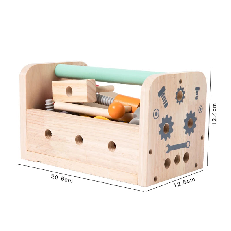 Wooden Tool Set For Kids Toys Montessori Toys Workbench Construction Toys Educational Toys For Christmas Birthday Gifts For Boys