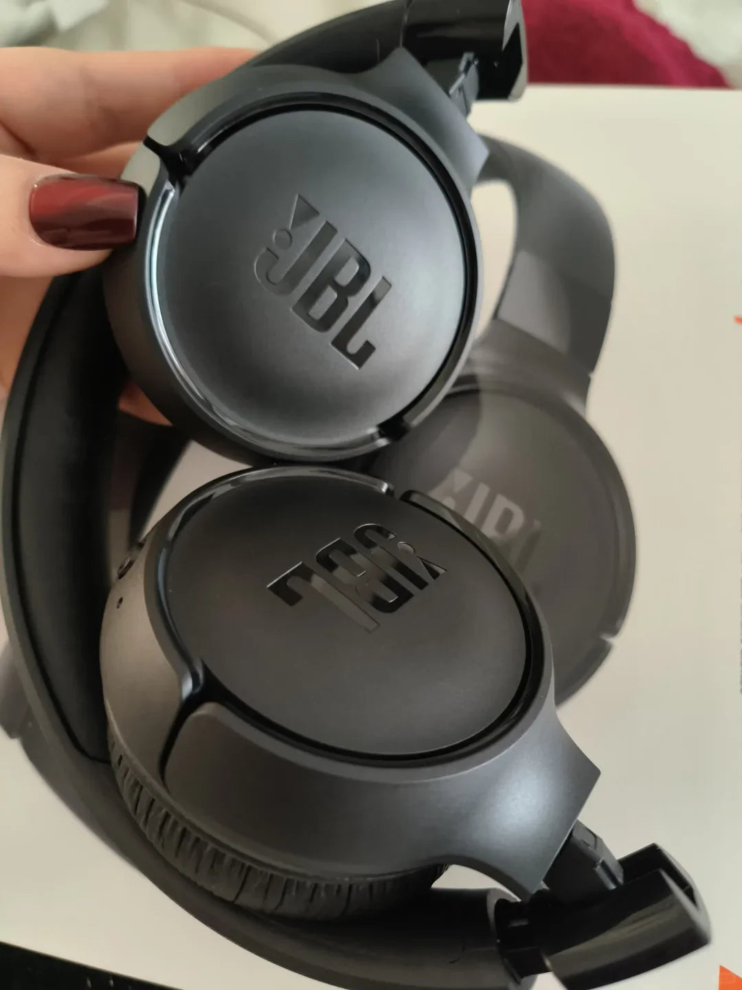 JBL Tune 520BT On-Ear Bluetooth Headphones - 57H Battery, Bluetooth 5.3, JBL Pure Bass, Lightweight, Foldable & Comfortable for
