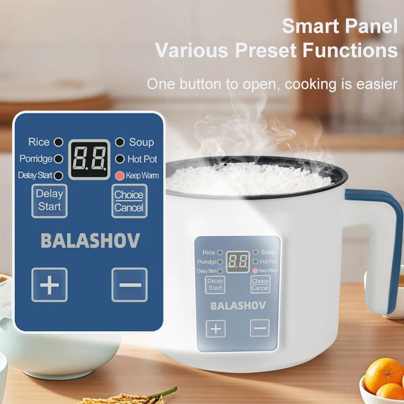 Digital Rice Cooker and Food Steamer | 220V Household Appliance with Dual-Layer Cooking