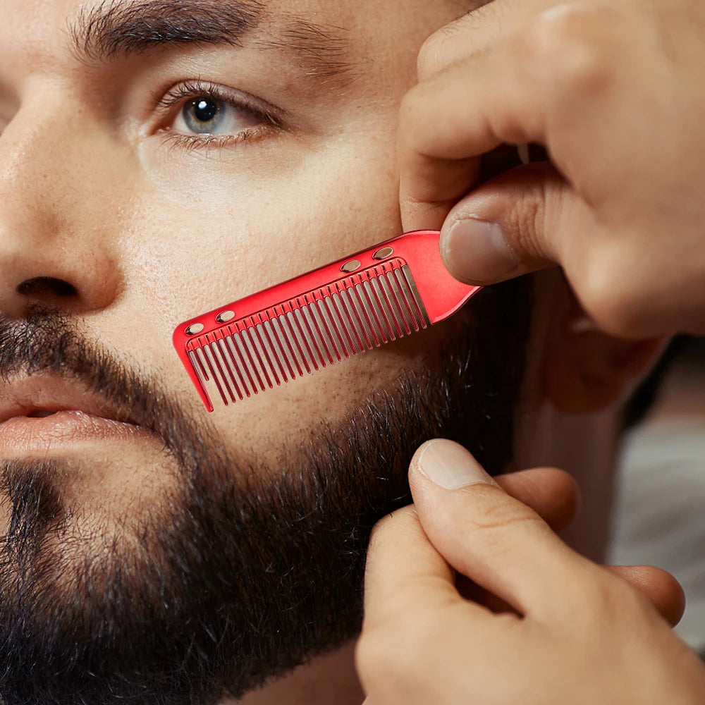 Peigne à barbe de barbier 2en1 8 couleurs