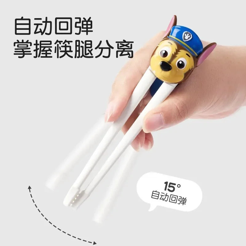 Paw Patrol Kid Chopsticks Chase Skye Cute Cartoon Good Quality Training Chopsticks Toddlers Spoon Fork Tableware Boys Girls Gift