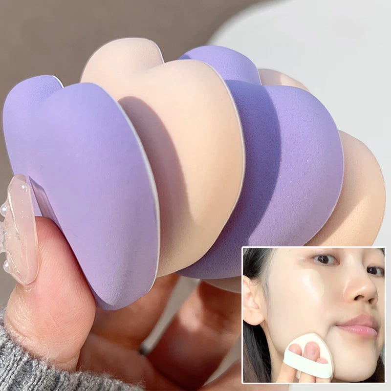 Coton doux Cosmétique Puff Sec Humide Utilisation Maquillage Éponge Coussin Puff pour Fond de teint Correcteur Poudre Maquillage Éponge Outils de beauté