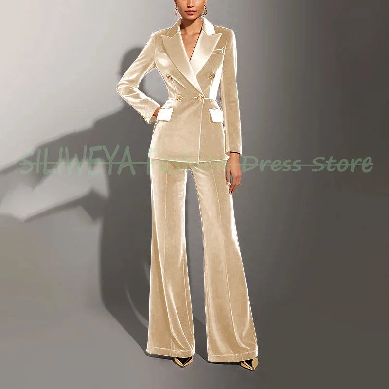 Ensembles femmes velours vert