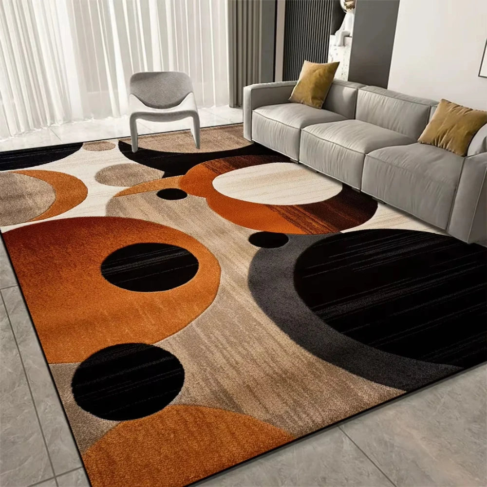 Luxury Geometric Carpets for Living Room Decor Sofa Large Area Home Rugs for Bedroom Soft Non-slip Mat for Kitchen Doormat