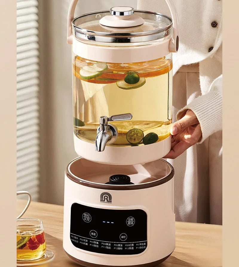 3L Electric Kettle Smart Tea Brewer Large Capacity Office/Commercial Faucet Fruit Tea Bucket Thermostatic Kettle Multi-functiona