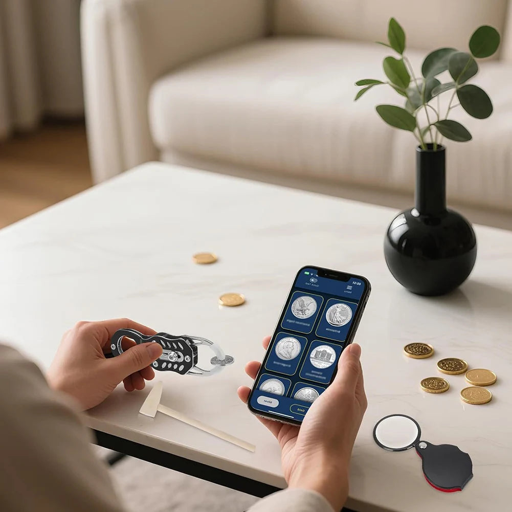 Numismatic Analysis Coin Authentication Numismatic Verification Advanced Coin Authentication Technology As Shown