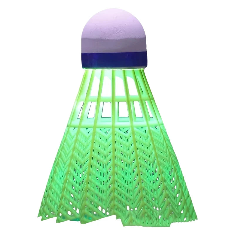 5/10Pcs LED Badminton Lighting Balls Luminous Badminton Shuttlecocks Sports Night Glowing Training Badminton Balls Dark Games