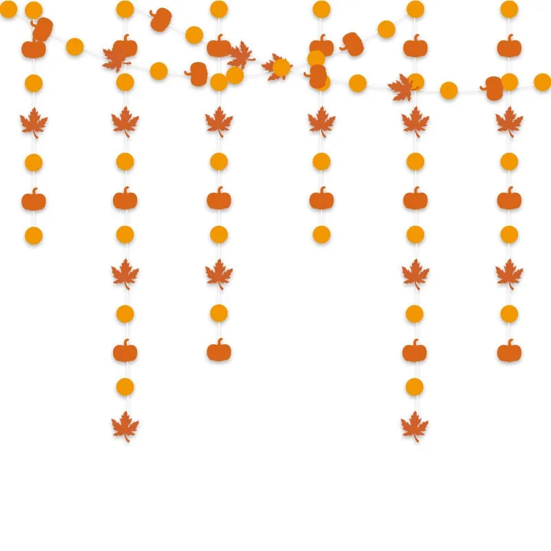 ديكور احتفالي خريفي على شكل قرع وأوراق القيقب وخلفية لعيد الشكر وحصاد ديكور جداري لمشهد الحفلة ديكور للمنزل