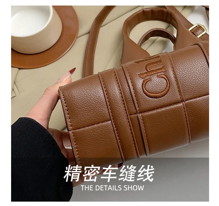 ‌2025 Fashion Embroidery Handbag - Adjustable Shoulder Tote, Crossbody Purse, Trendy & Practical, Perfect for Daily Outfits‌