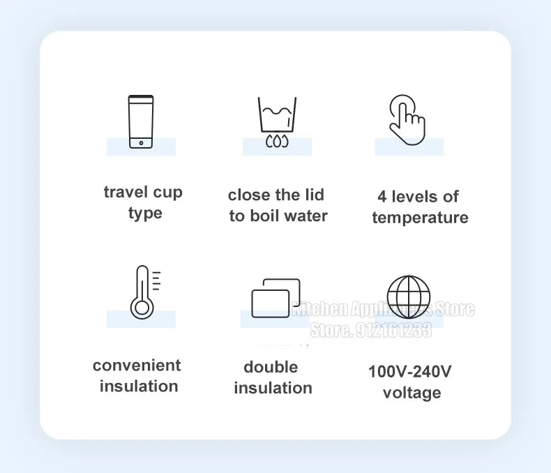 Morphy Richards Electric Kettle 300ML Mini Insulated Kettle for Tea and Coffee Home Kitchen Appliances For Travel Dormitory