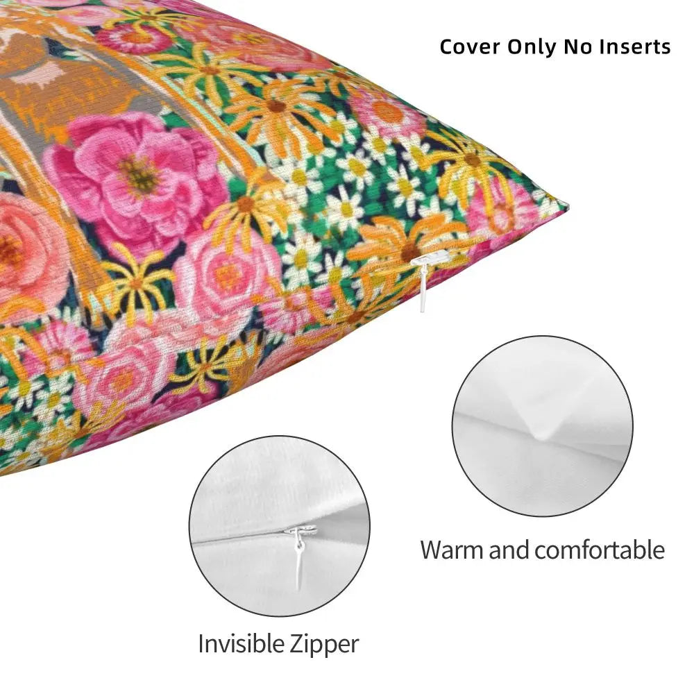 Custom Cute Whippet Greyhound Pillow Case Decor Home Hound Dog Luxury Cushion Cover Car Pillowcase