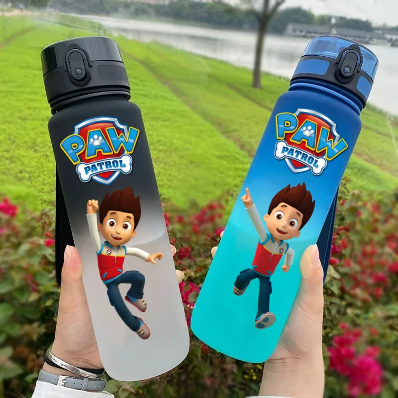 PAW Patrol 650ml Fitness and Sports Drinking Plastic Anti-drip Water Bottle, Children and Students Capacity