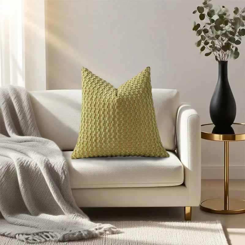 Decorative Sofa Pillow Cover Solid Soft Cushion Cover Home Pillowcase for Living Room Bedroom Sofa Decoration 45*45 50*50 40*40