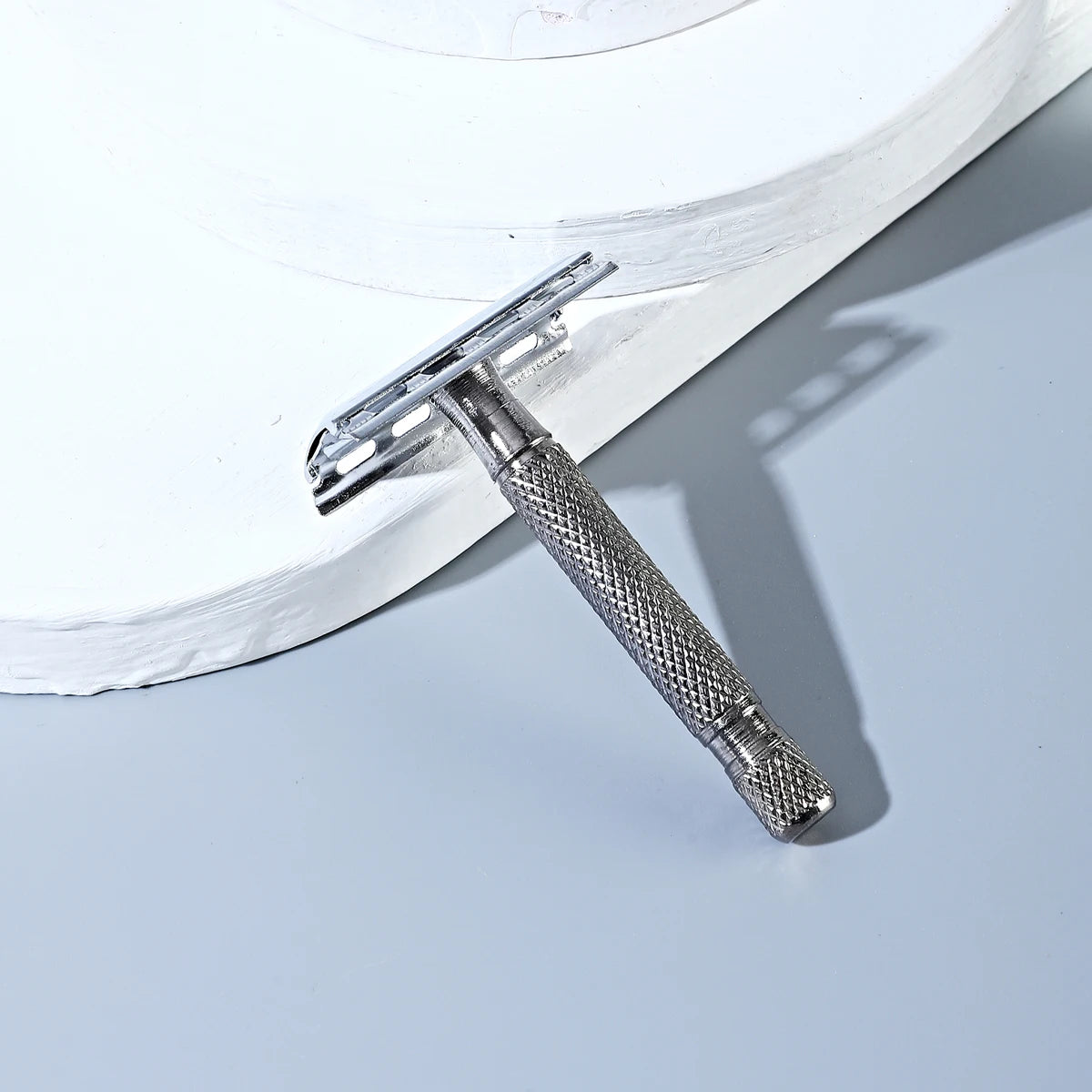 Rasoir de sécurité en acier inoxydable double bord