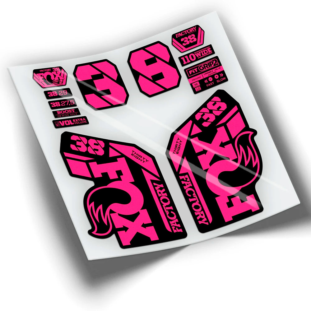 Stickers FOX 38 FACTORY 2021 colors WP433 mountain bike stickers cycling stickers bike accessories