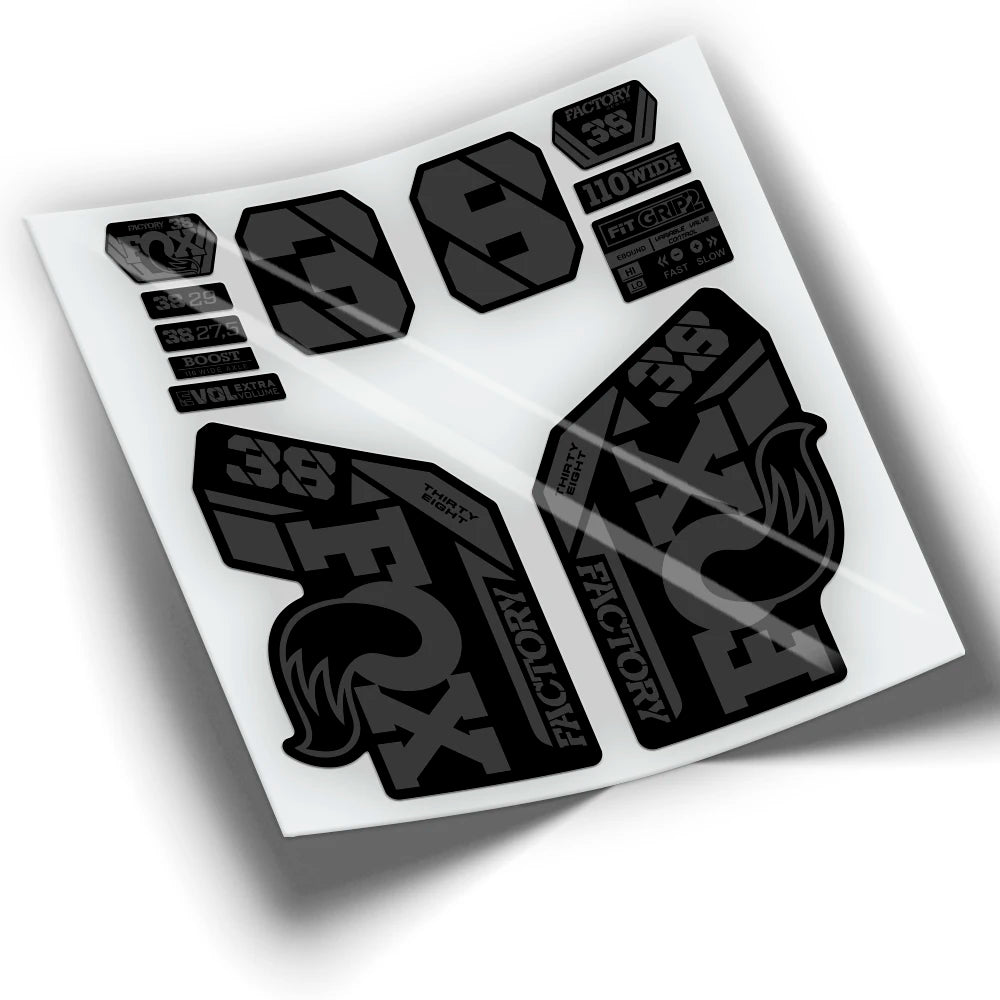 Stickers FOX 38 FACTORY 2021 colors WP433 mountain bike stickers cycling stickers bike accessories
