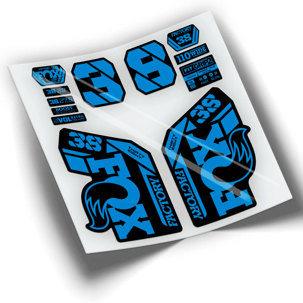 Stickers FOX 38 FACTORY 2021 colors WP433 mountain bike stickers cycling stickers bike accessories