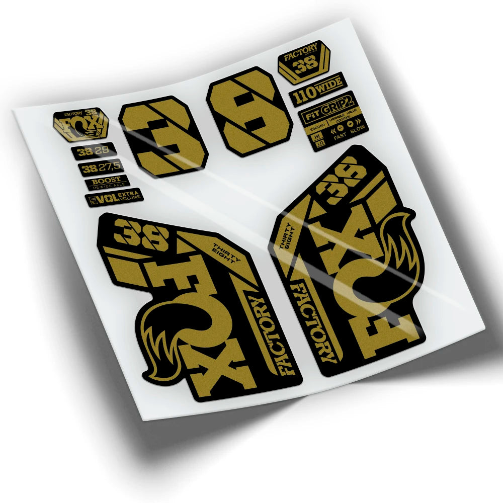 Stickers FOX 38 FACTORY 2021 colors WP433 mountain bike stickers cycling stickers bike accessories