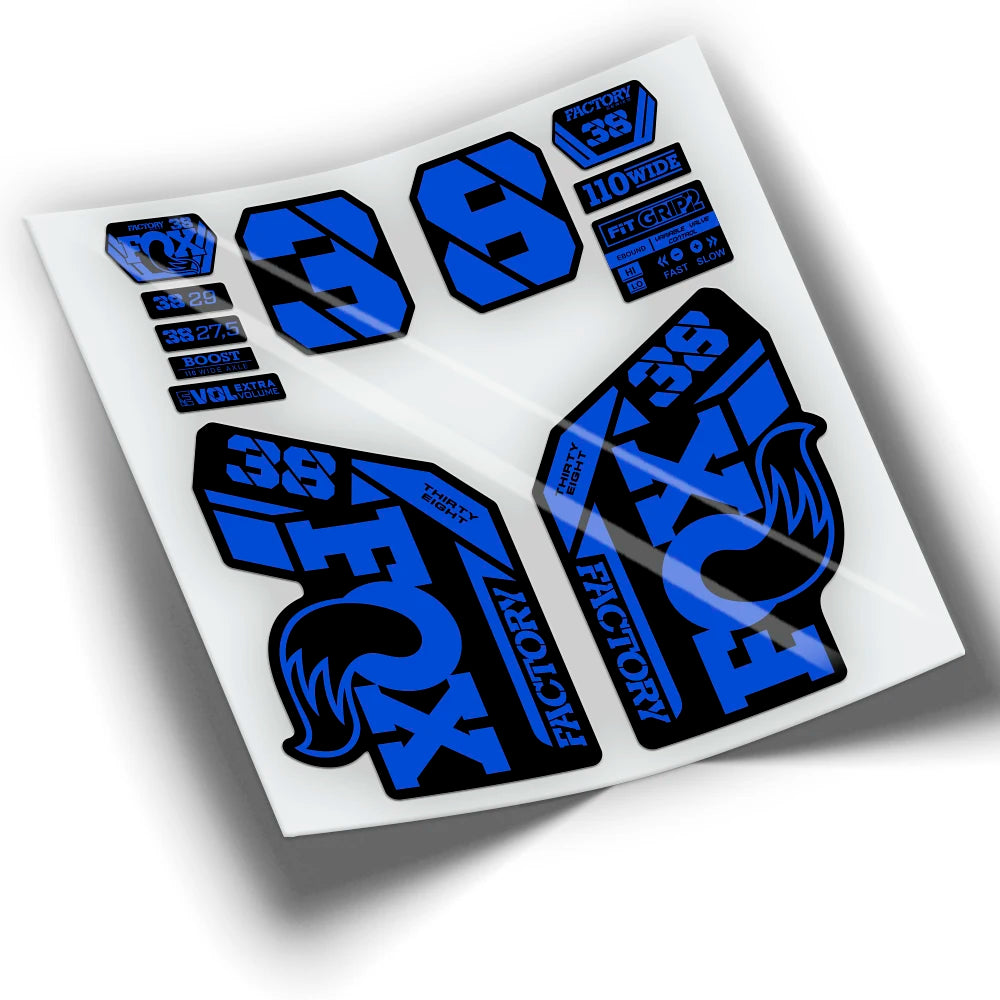 Stickers FOX 38 FACTORY 2021 colors WP433 mountain bike stickers cycling stickers bike accessories