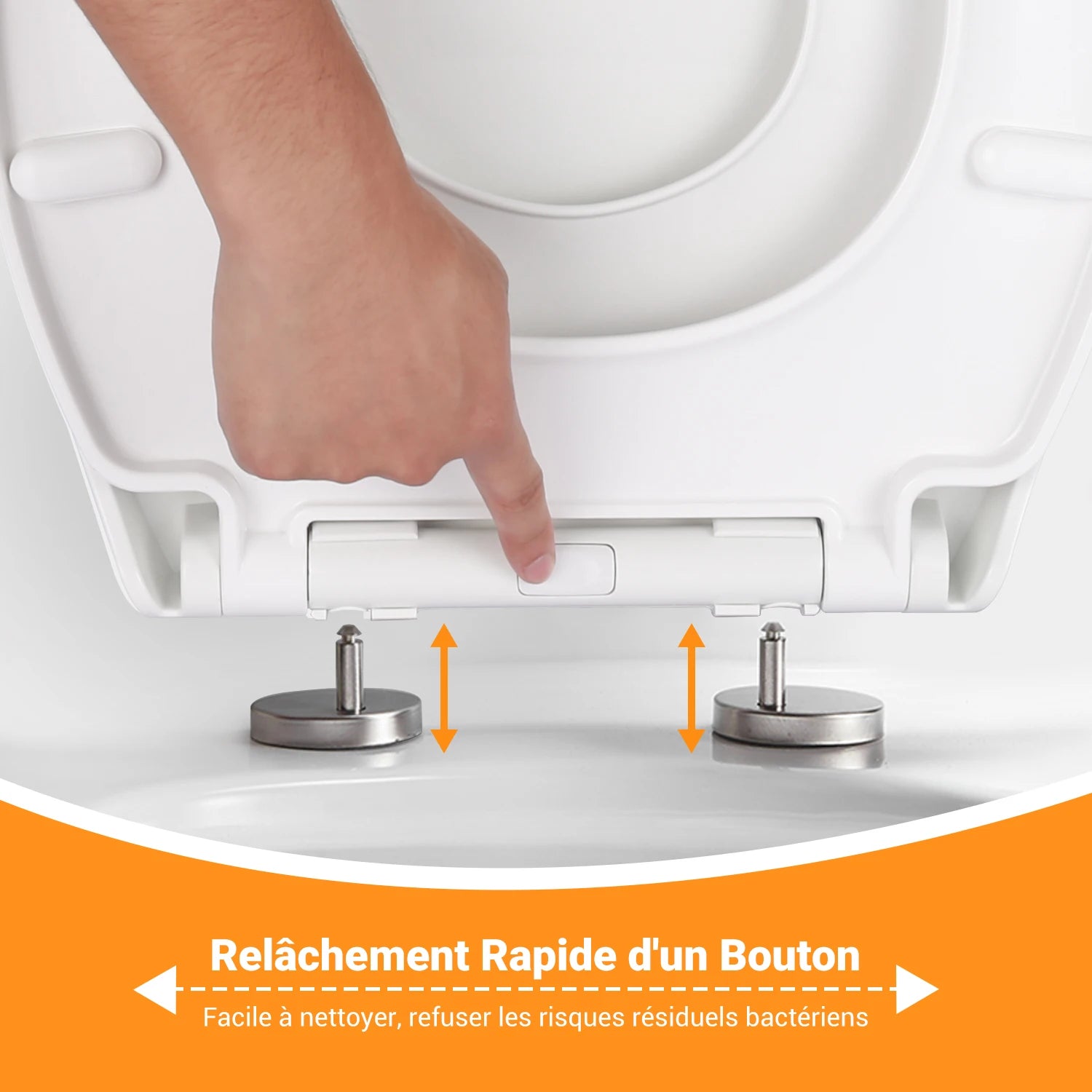 TODOT flidding family toilet glasses with child seat magnetic drop brake and adjustable Hip-bbts01bj