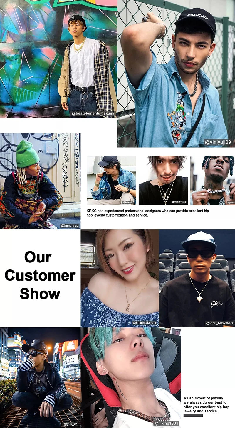 6-16mm Iced Clasp Cuban Link Chain Miami Stainless Steel Necklace Hip Hop Jewelry Gift for Men Women