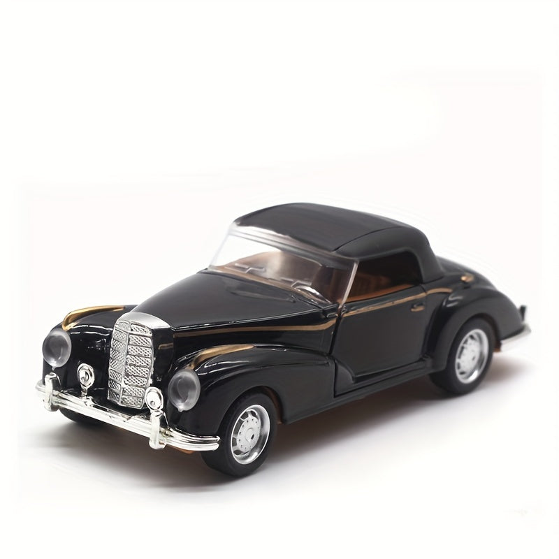 Simulation alloy 1:32 vintage car model Children's toy car accessories Return car mold die-casting model toys