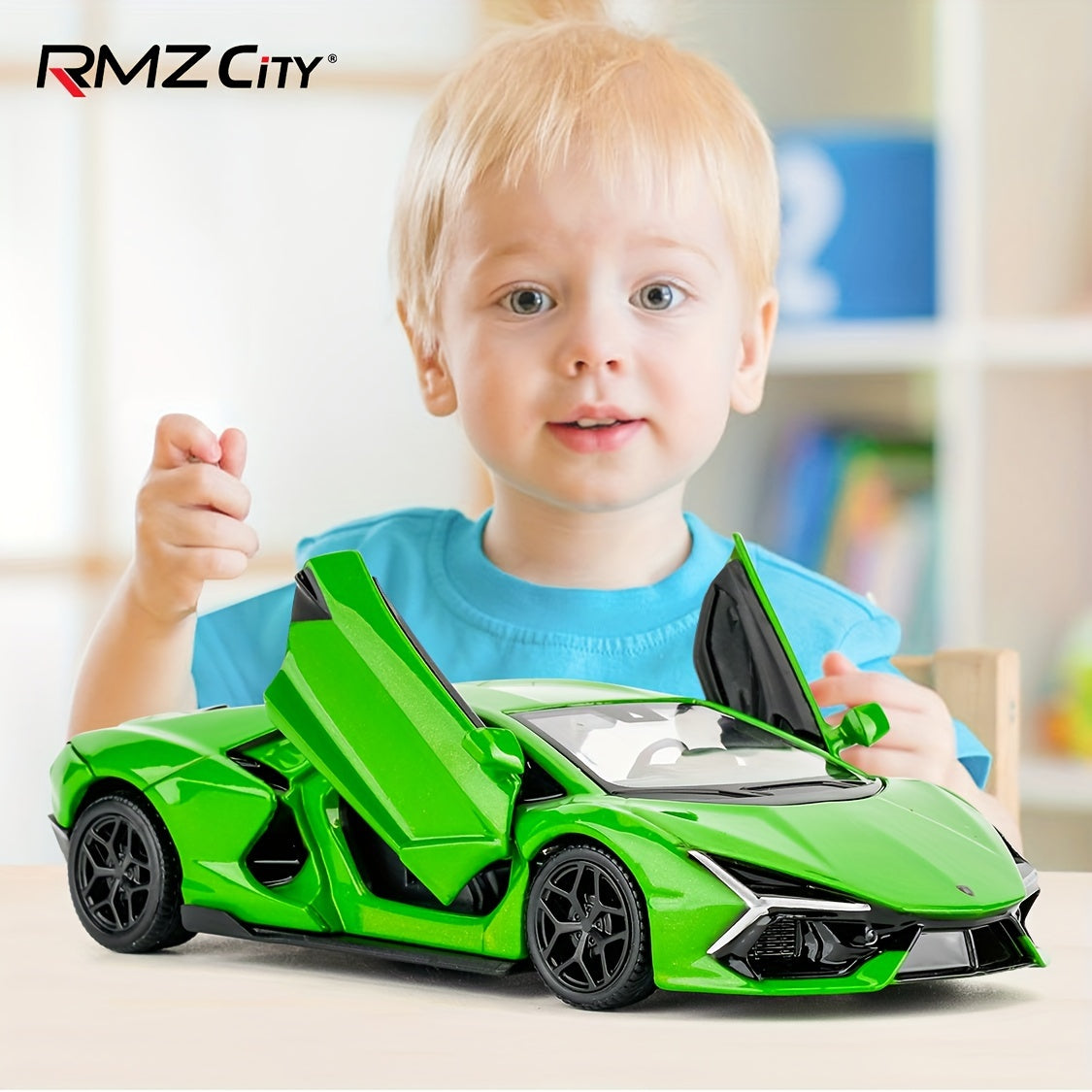 RMZCITY 1:36 Model Car Lambo Reventon Car Model, Diecast Zinc Alloy Pull Back Model Toy Car, Doors Open, Collection Kids Toy For Aged 3 And Up