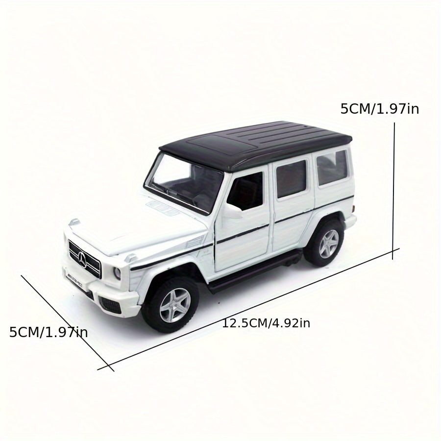 Simulation 1: 36 Alloy Mercedes Benz AMG G63 Off-road Vehicle Model Children's Toy Car Accessories Return Car Die-cast Model Can Open The Door, As  Birthday, Halloween Gift